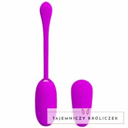 Pretty Love Lena jajko wibrujące z funkcją impulsow, fioletowe USB PRETTY LOVE