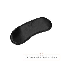 SecretPlay Czarna Wyściełana Opaska na Oczy - Komfortowa Regulacja SECRETPLAY