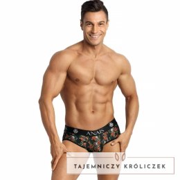 ANAIS MEN Power Jock Bikini XL - męskie slipy z motywem roż i czaszek ANAIS MEN