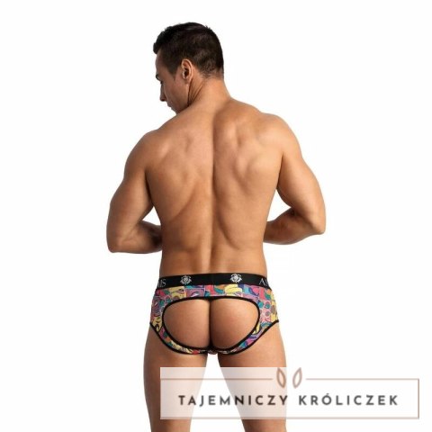 Anais Men Jock Bikini Komiksy S - kolorowy model z odkrytym tyłem ANAIS MEN
