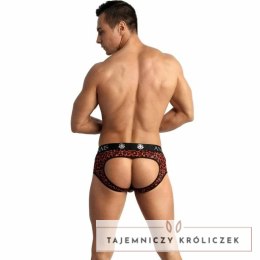 Anais Men Tribal Bikini Jock XL - Czerwony, mikrofibra, wzor zwierzęcy ANAIS MEN