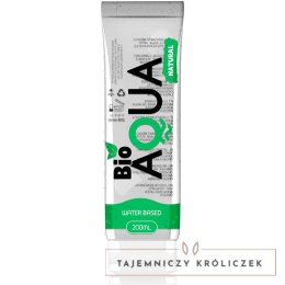 BIOAQUA Lubrykant na bazie wody 200 ml - naturalne składniki, bezbarwny BIOAQUA