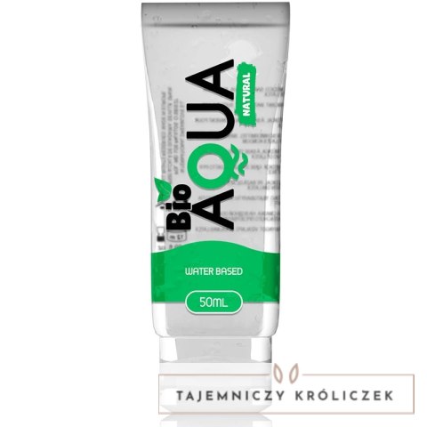 BIOAQUA Naturalny Żel Intymny na Bazie Wody 50 ml - Bezbarwny i Bezzapachowy BIOAQUA