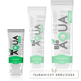 BIOAQUA Naturalny Żel Intymny na Bazie Wody 50 ml - Bezbarwny i Bezzapachowy BIOAQUA