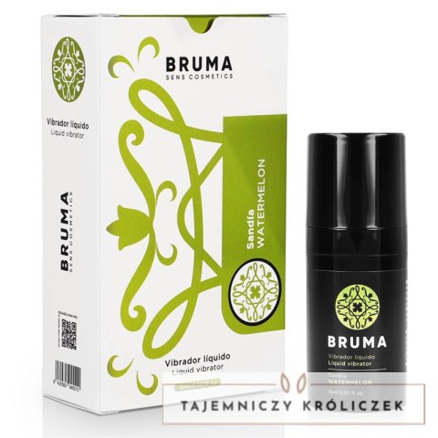 BRUMA Ultra-Gładki Żel Intymny w Płynie Arbuz 15 ml - kompaktowy BRUMA