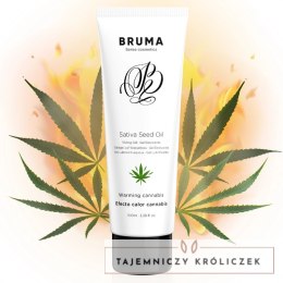 BRUMA Żel nawilżający intymny konopny rozgrzewający 100 ml BRUMA