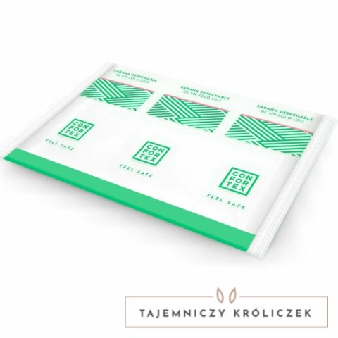 Confortex Prześcieradło Jednorazowe 150x200 cm z Torbą, Higieniczne CONFORTEX