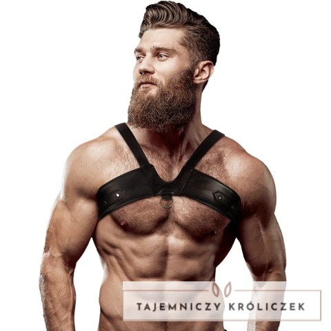 Fetish Submissive Attitude Uprząż Męska na Klatkę Piersiową Eco Skora One Size FETISH SUBMISSIVE
