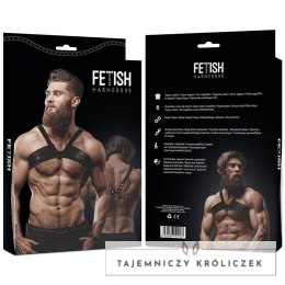 Fetish Submissive Attitude Uprząż Męska na Klatkę Piersiową Eco Skora One Size FETISH SUBMISSIVE