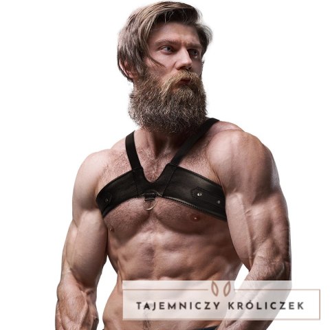 Fetish Submissive Attitude Uprząż Męska na Klatkę Piersiową Eco Skora One Size FETISH SUBMISSIVE