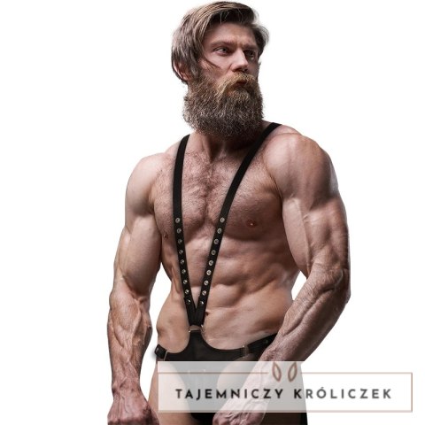 Fetish Submissive Attitude uprząż męska V eko-skora uniwersalna FETISH SUBMISSIVE