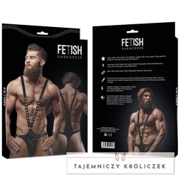 Fetish Submissive Attitude uprząż męska V eko-skora uniwersalna FETISH SUBMISSIVE