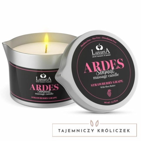 Intimateline Luxuria Świeca do masażu winogronowa masło shea 35g INTIMATELINE