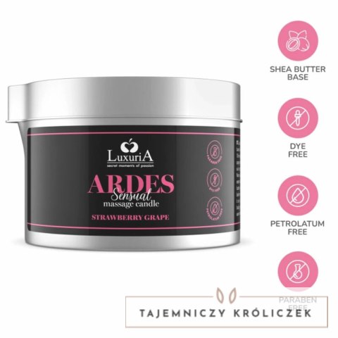 Intimateline Luxuria Świeca do masażu winogronowa masło shea 35g INTIMATELINE
