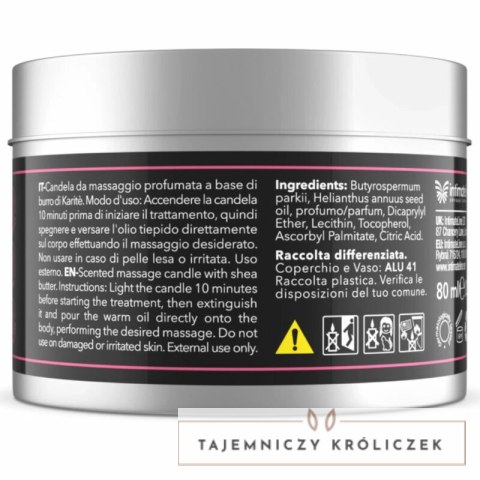 Intimateline Luxuria Świeca do masażu winogronowa masło shea 35g INTIMATELINE