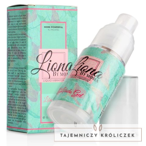 Liona by Moma Rose - Żel stymulujący w płynie 15 ml, szybkie nawilżenie LIONA BY MOMA