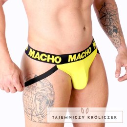 MACHO MX25A Jockstrap Lycra żołty XL - sportowy komfort i przewiewność MACHO UNDERWEAR