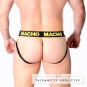 MACHO MX25A Jockstrap Lycra żołty XL - sportowy komfort i przewiewność MACHO UNDERWEAR