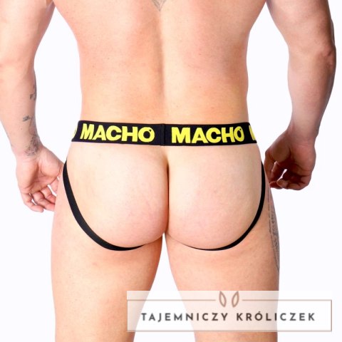 MACHO MX25A Jockstrap Lycra żołty XL - sportowy komfort i przewiewność MACHO UNDERWEAR