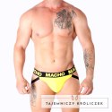 MACHO MX25A Jockstrap Lycra żołty XL - sportowy komfort i przewiewność MACHO UNDERWEAR