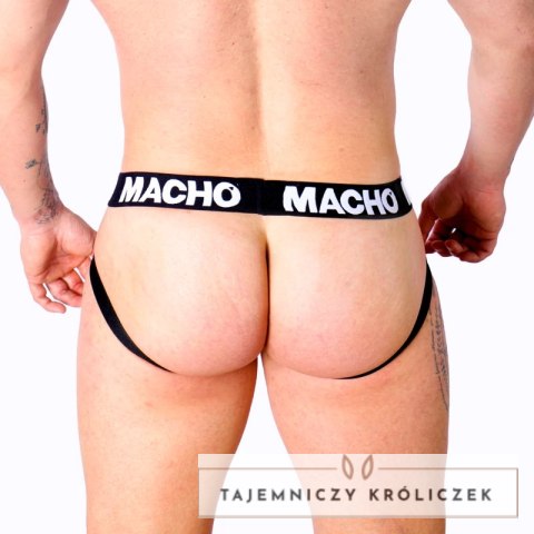 MACHO MX28FR Jockstrap XL rożowy neonowy - elastyczna bielizna sportowa MACHO UNDERWEAR