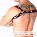 MACHO Rzymska szelka Pride L/XL - elastyczna uprząż, unisex MACHO UNDERWEAR