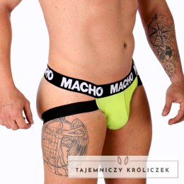 Macho MX28FA Jockstrap żołty XL - elastyczna bielizna sportowa MACHO UNDERWEAR