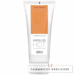 Mixgliss Lubrykant Cynamonowy Rozgrzewający 70ml Bezpieczny Do Masażu MIXGLISS