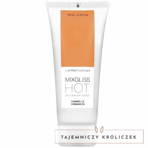 Mixgliss Lubrykant Cynamonowy Rozgrzewający 70ml Bezpieczny Do Masażu MIXGLISS
