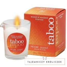 RUF Tabo Świeca do masażu o aromacie nektarynki 60g naturalna RUF