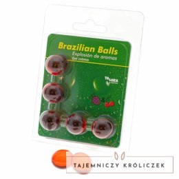 Taloka Brazilian Balls 5 szt. Truskawka Wiśnia - żel aromatyczny TALOKA