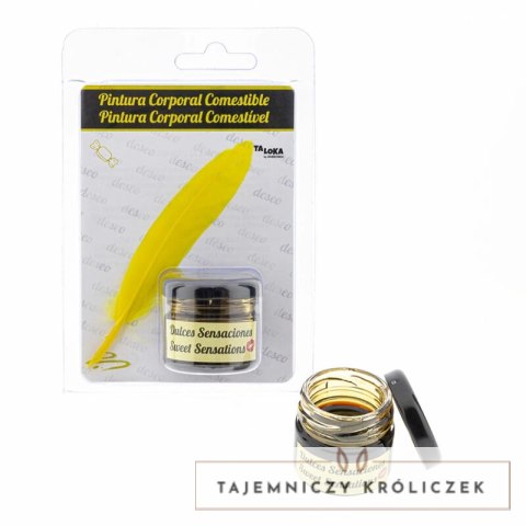 Taloka Karmelowa Farba Jadalna - Rzemieślnicza, Dekoracyjna 50 ml TALOKA
