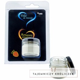 Taloka Świeca do masażu truskawkowa 30 ml z olejem kokosowym TALOKA