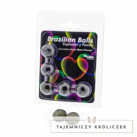 Taloka Zestaw 5 Brazylijskich Kulek Aroma Gel - Intensywny Efekt Smaku TALOKA
