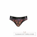 ANAIS MEN Chill Slip XL Czarny Tulle Kolorowy Print Komfortowy Pas ANAIS MEN