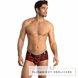 ANAIS MEN Savage Brief XL czerwony mikrofasadowy wzor zwierzęcy ANAIS MEN