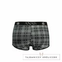 Anais Men Balance Boxer S czarno-szara kratka, mikrofibra ANAIS MEN