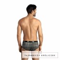 Anais Men Balance Brief S czarno-szara mikrofibra sportowy kroj ANAIS MEN
