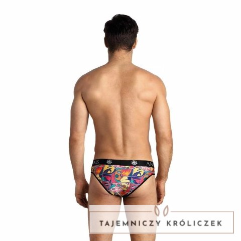 Anais Men Comics Slip XL - kolorowe męskie slipy z nadrukiem komiksowym ANAIS MEN