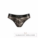 Anais Men Electro Slip S - męskie slipy z mikrofibry, wojskowy wzor ANAIS MEN
