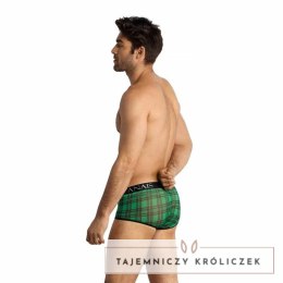 Anais Men Magic Boxer XL, zielono-czarna krata, miękka lycra ANAIS MEN