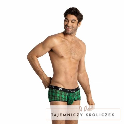 Anais Men Magic Brief XL zielono-czarne szachownica, komfortowa lycra ANAIS MEN