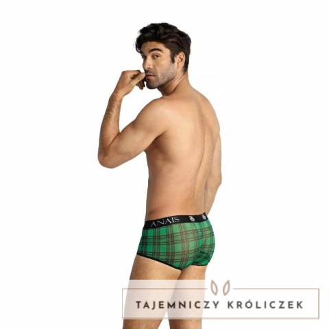 Anais Men Magic Brief XL zielono-czarne szachownica, komfortowa lycra ANAIS MEN