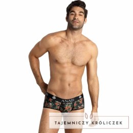 Anais Men Power Brief S - sportowe męskie bokserki z motywem roż i czaszek ANAIS MEN