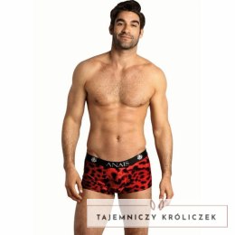 Anais Men Savage Boxer S czerwony mikrofibra print zwierzęcy ANAIS MEN