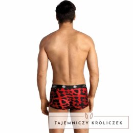 Anais Men Savage Boxer S czerwony mikrofibra print zwierzęcy ANAIS MEN