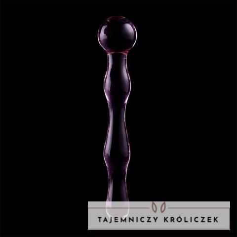 Ibiza Nebula Model 13 Szklany rożowy element intymny 18 cm borokrzemowe szkło NEBULA SERIES BY IBIZA