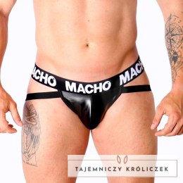 MACHO MX25NC Jock anatomiczny czarna skora XL MACHO UNDERWEAR