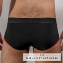 Macho MS24R krotkie bokserki anatomiczne ciemnoczerwone XL MACHO UNDERWEAR