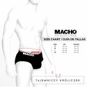 Macho MS24R krotkie bokserki anatomiczne ciemnoczerwone XL MACHO UNDERWEAR